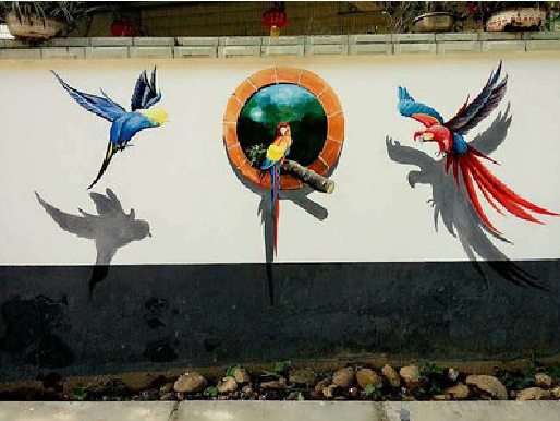 环江视觉错位-3D墙绘设计