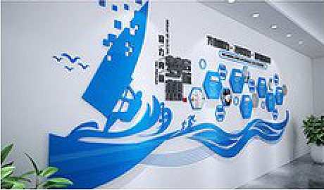 环江海浪主题文化墙如何设计？