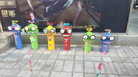 环江商业区彩绘