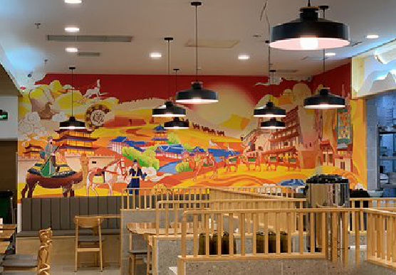 环江商业空间彩绘介绍。