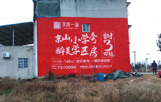 环江墙体彩绘宣传效果如何?