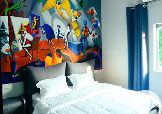 环江对于酒店的墙体彩绘而言更注重哪些方面?