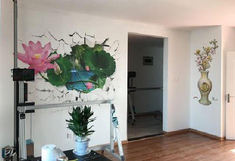 环江墙体彩绘相比墙纸的优势。