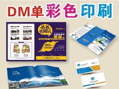 环江单页印刷，色彩搭配简单。