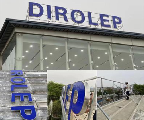 环江楼顶发光字安装的注意事项。